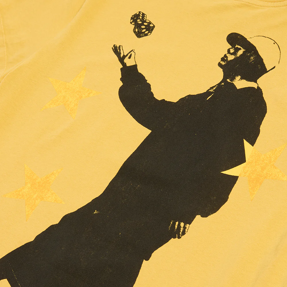 Billie Dice Toss Gold T-Shirt - Image 4