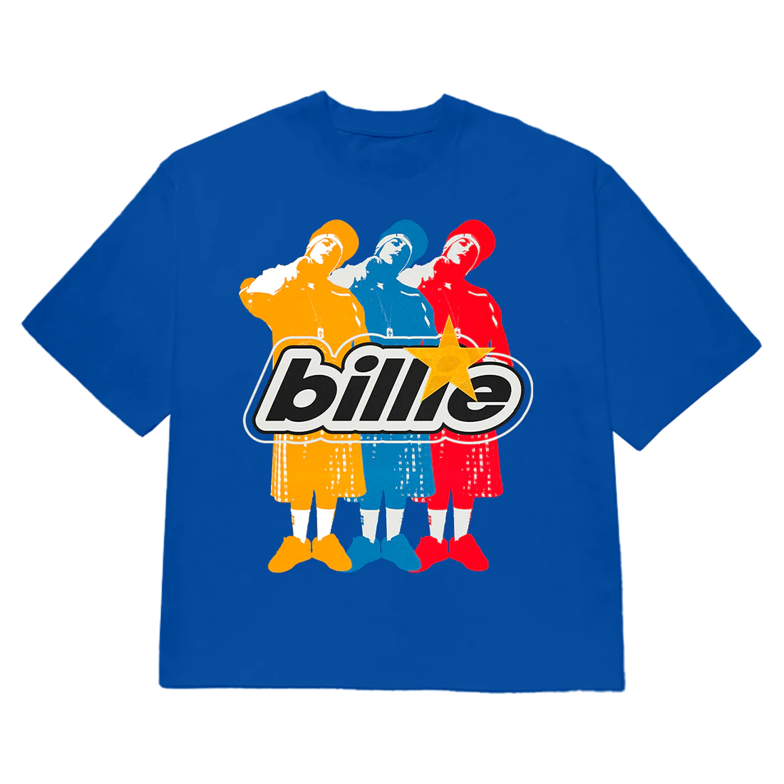 Billie Repeat Blue T-Shirt - Image 2