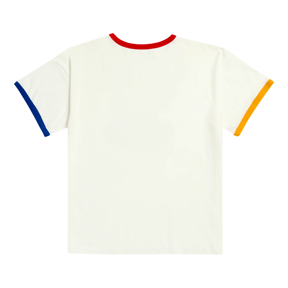Billie Repeat Primary Ringer T-Shirt - Image 3