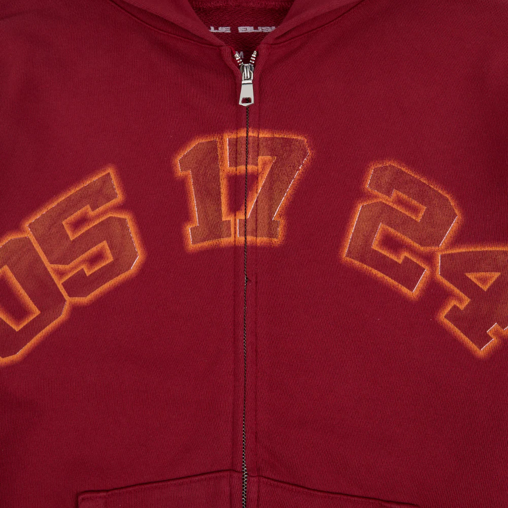 Encore Red Zip Hoodie - Image 4