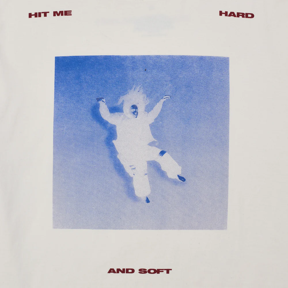 Falling Scatter Text White T-shirt - Image 3