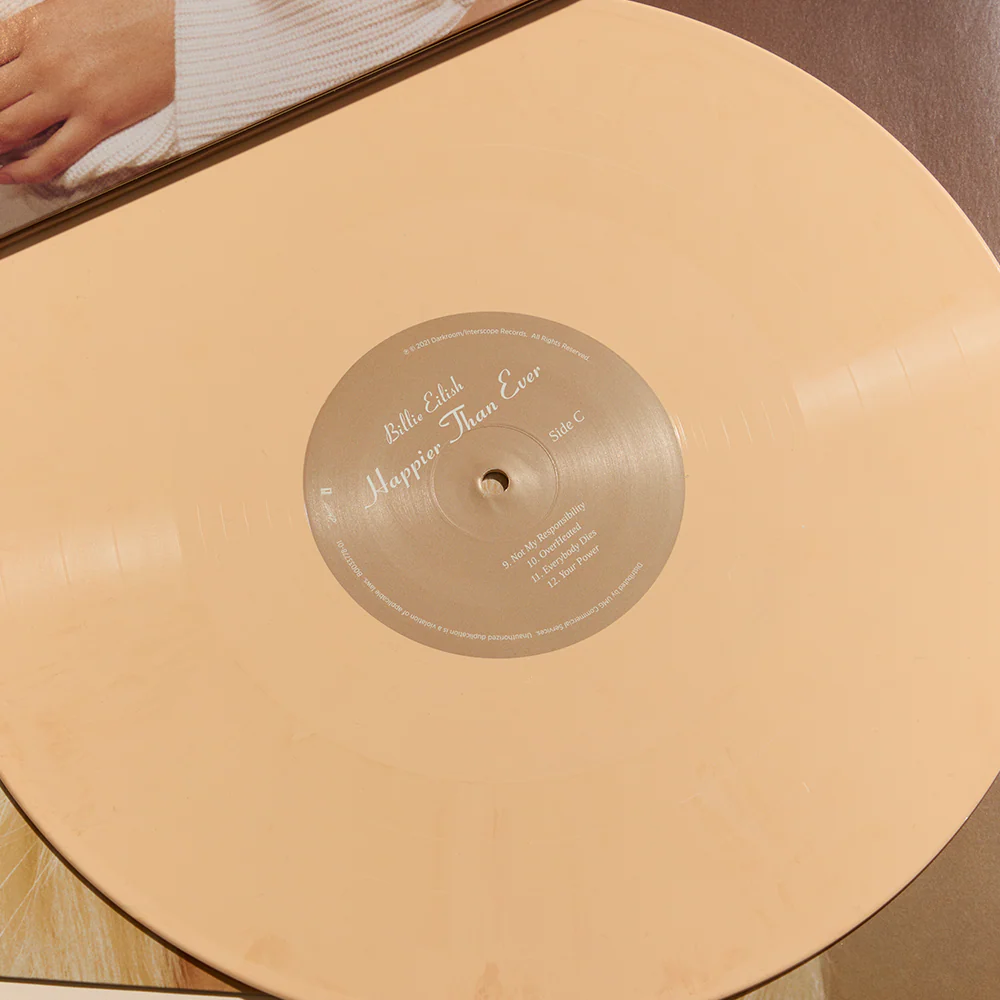 'Happier Than Ever' Exclusive Golden Yellow Vinyl - Image 3