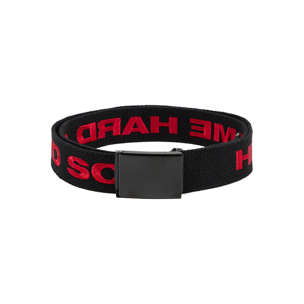 HIT ME HARD AND SOFT BLACK AND RED BELT - Image 3