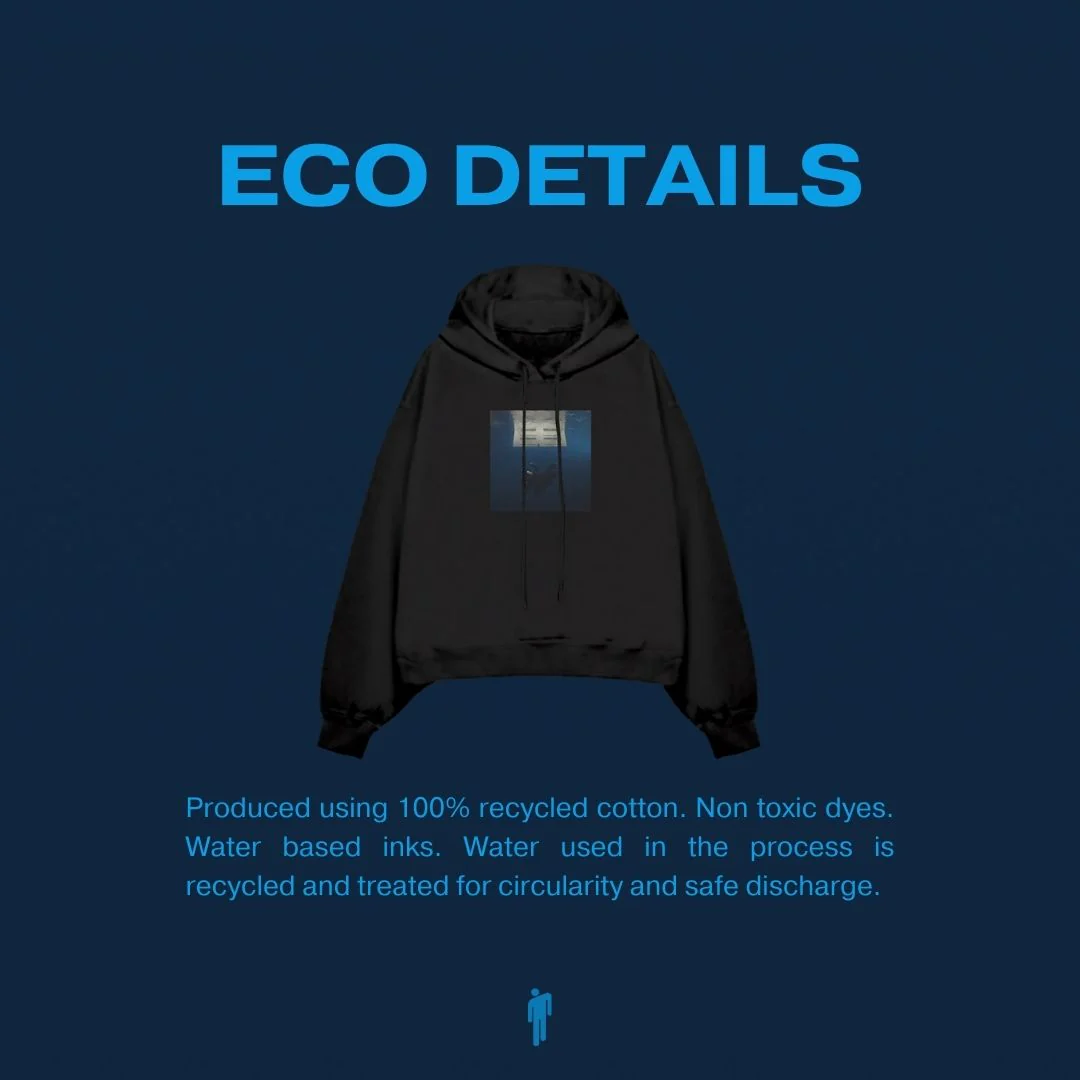 HIT ME HARD AND SOFT Black Cover Pullover Hoodie - Image 6