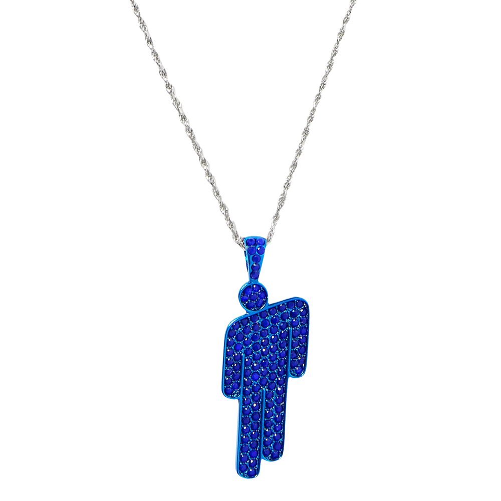 HIT ME HARD AND SOFT Blue Blohsh Necklace - Image 3