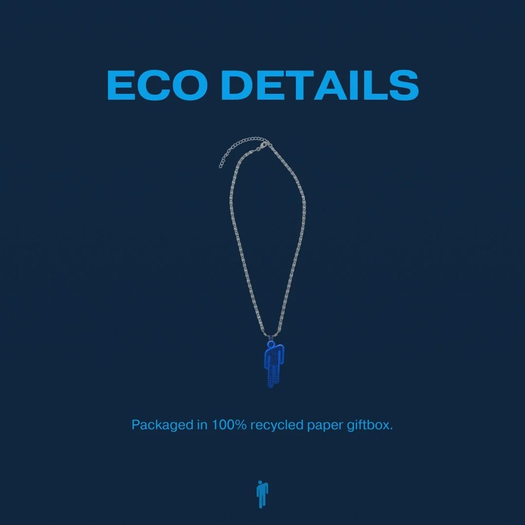 HIT ME HARD AND SOFT Blue Blohsh Necklace - Image 4