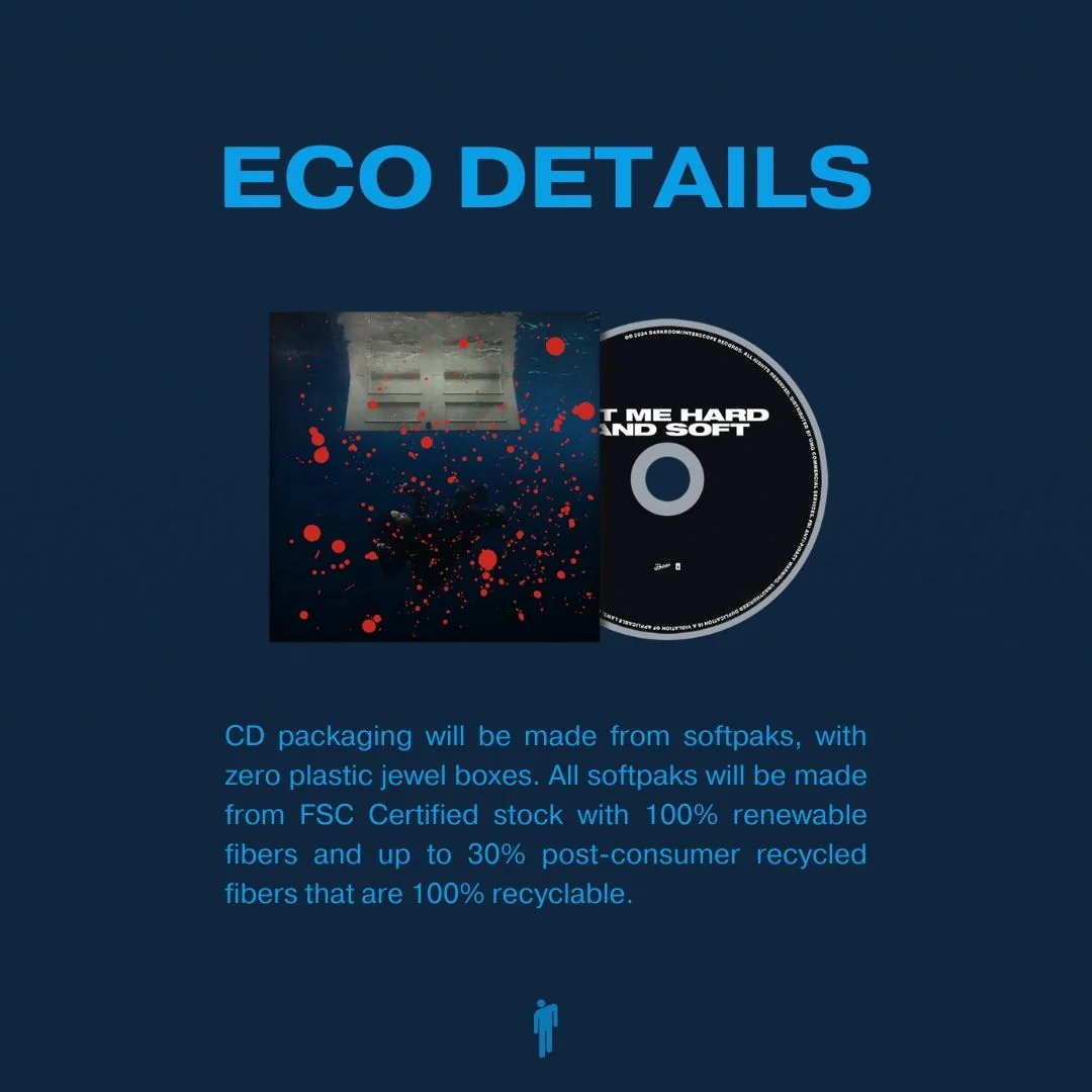 HIT ME HARD AND SOFT Splatter Paint CD - Image 3