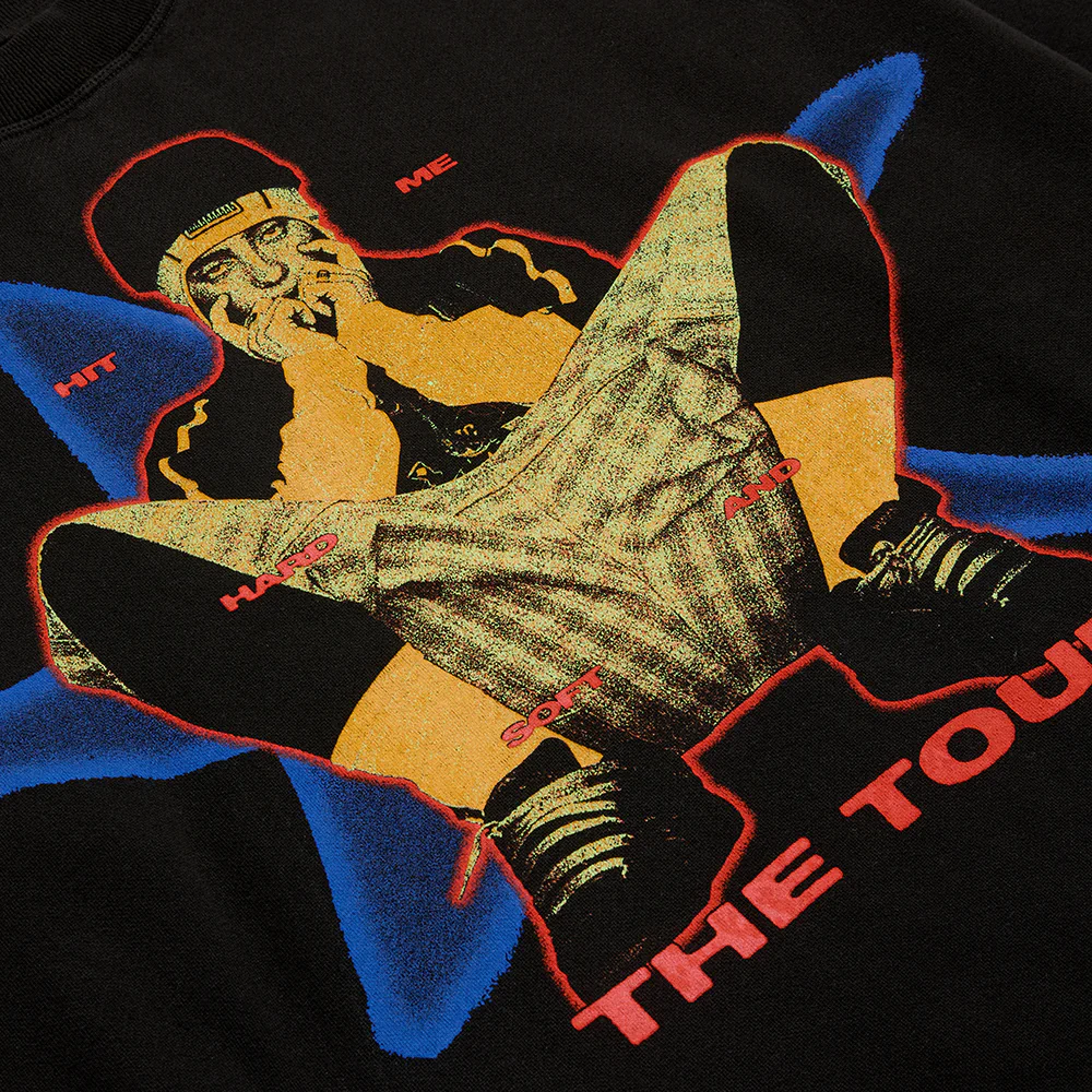 HIT ME HARD AND SOFT: THE TOUR Crewneck Black Sweatshirt - Image 3