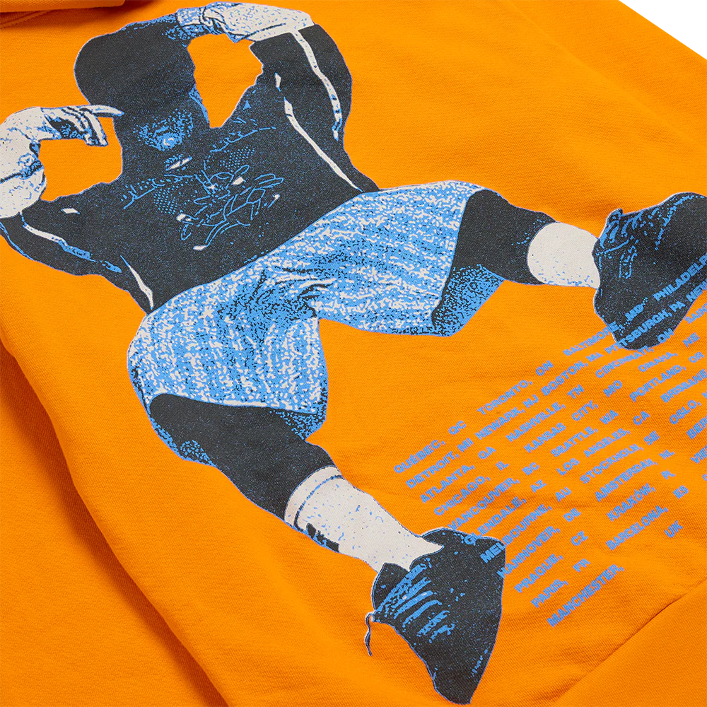 HIT ME HARD AND SOFT: THE TOUR Orange Dateback Zip Hoodie - Image 4