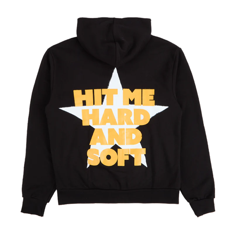 Hit Me Star Black Hoodie - Image 3