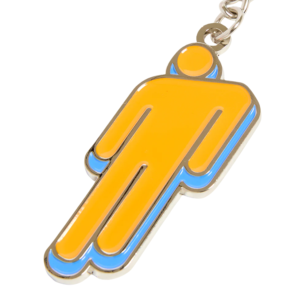 Orange Blohsh Metal Keychain - Image 3