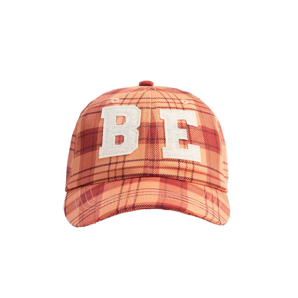 PLAID HAT WITH FELT LOGOS - Image 2