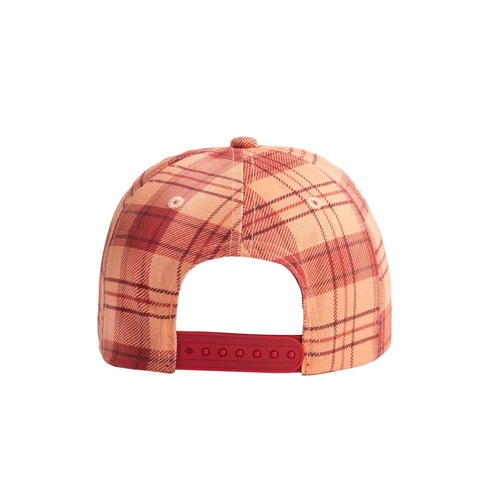 PLAID HAT WITH FELT LOGOS - Image 4